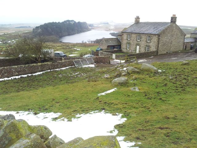 Hotbanks Farm looking west before the last uphill pull on the return 20130210_131918