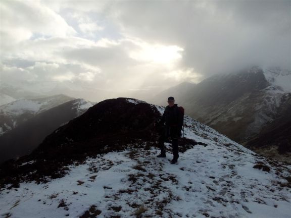 Ard Crags amidst improving weather Ard Crags amidst improving weather