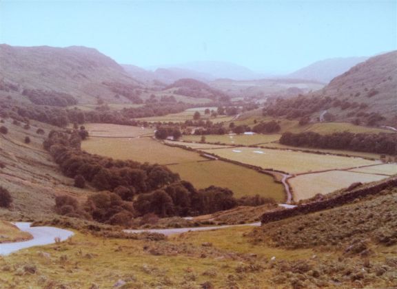 The last look back down from Hardnott at the end of an excellent day The last look back down from Hardnott at the end of an excellent day
