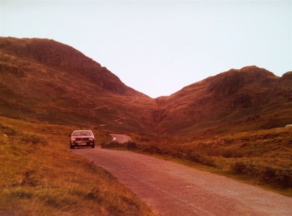 Looking up Hardnott Pass Looking up Hardnott Pass