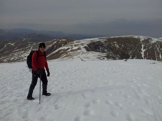 Heading down from High Street, to follow skyline over Rampsgill Heading down from High Street, to follow skyline over Rampsgill