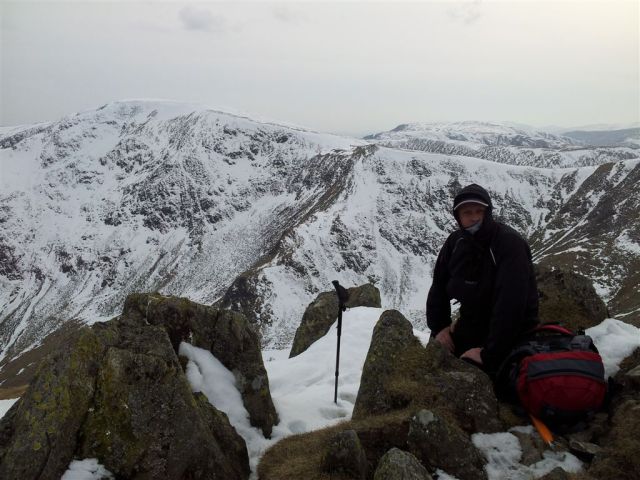 6pm on Kidsty Pike looking back to High Street 6pm on Kidsty Pike looking back to High Street