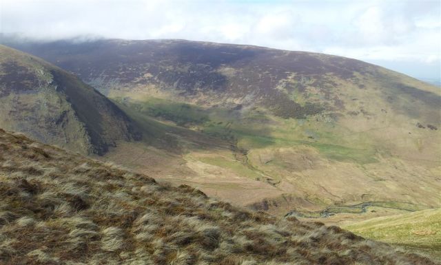 Carrick Fell across the River Glenderamackin - 3.40pm