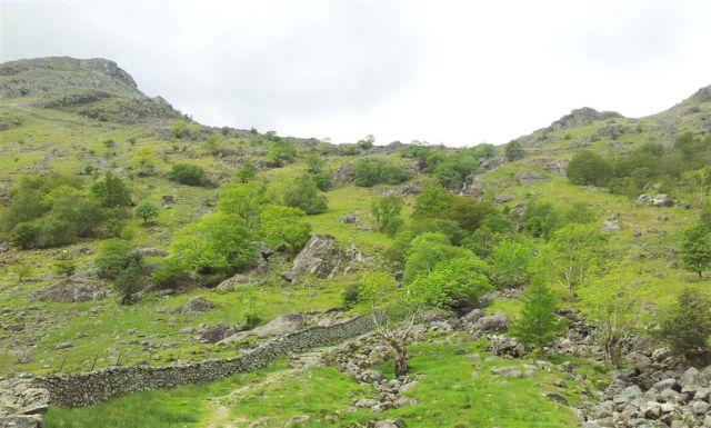 Route up SourmilkGill from Seathwaite Farm Route up SourmilkGill from Seathwaite Farm
