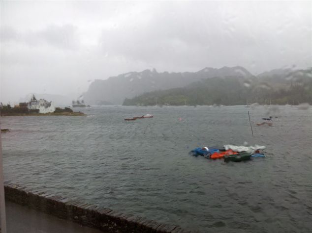 Plockton through the Guest House window