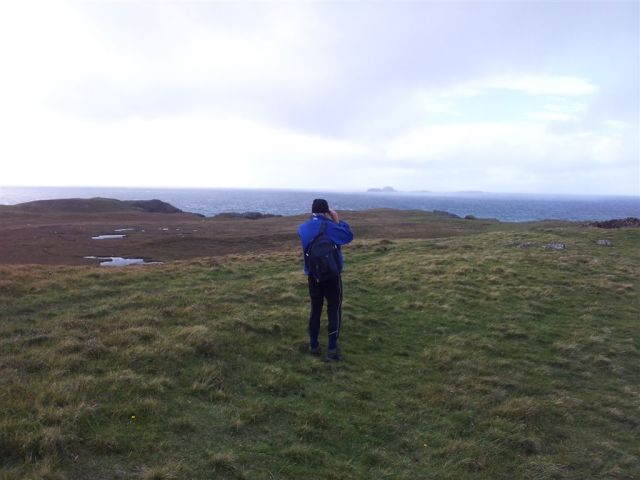 Alan checking out the Outer Islands