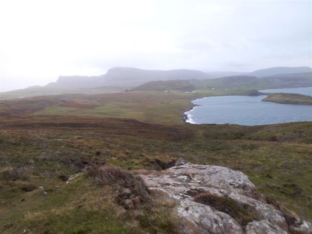 The route back south hugs the western shoreline