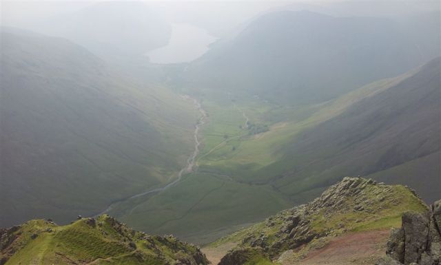 Wasdale, my favourite valley, from Great Gable, it's the dogs doodahs Wasdale, my favourite valley, from Great Gable, it's the dogs doodahs