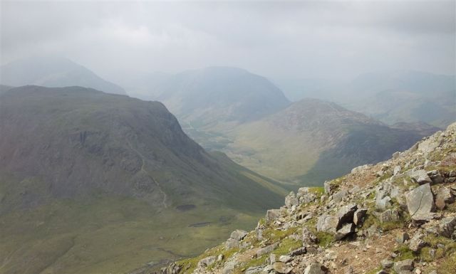 Kirk Fell, Ennerdale, Haystacks & High Crag from near Westmorland Cairn Kirk Fell, Ennerdale, Haystacks & High Crag from near Westmorland Cairn