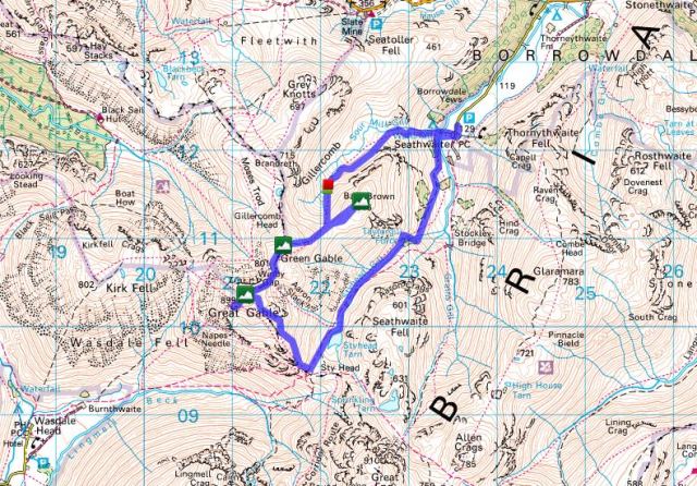 Base Brown & Gable Route Map Base Brown & Gable Route Map