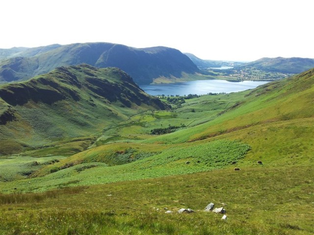 Rannerdale, Crummock Water & distant Loweswater