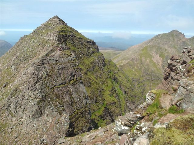 From the First Pinnacle over Lord Berkeleys Seat to Sgurr Fiona From the First Pinnacle over Lord Berkeleys Seat to Sgurr Fiona
