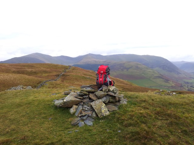 My sack with Grisedale Pike & Hopegill Head My sack with Grisedale Pike & Hopegill Head