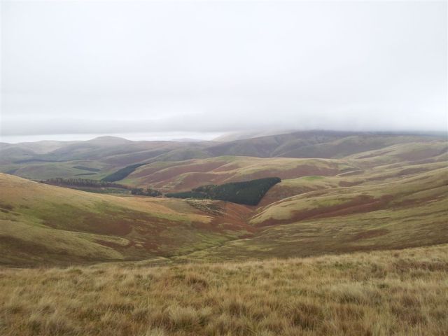 Views north over the Schill & Cheviot Views north over the Schill & Cheviot