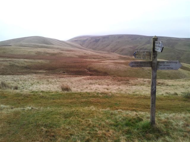 Windy Gyle from where the Pennine Way meets the Street route Windy Gyle from where the Pennine Way meets the Street route