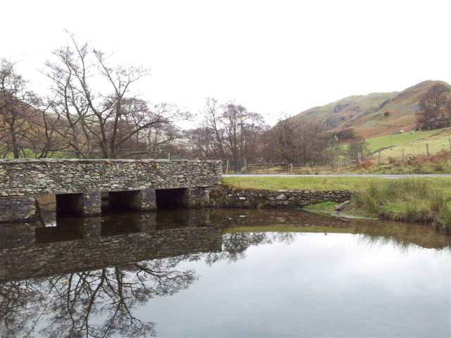 Bridge over the Howe Grain  with Beda Fell beyond