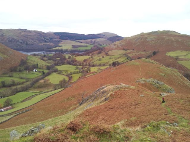 Looking back down Beda