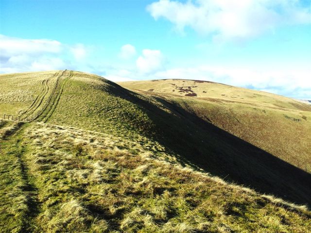 From Inner Hill up to top of Shillhope Law From Inner Hill up to top of Shillhope Law