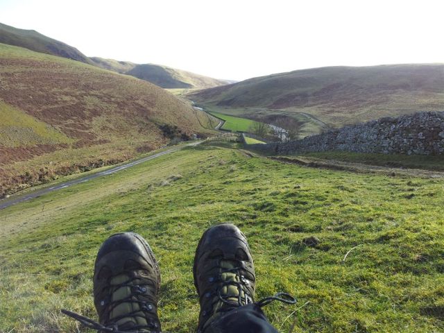 Looking down at Shillmoor Looking down at Shillmoor