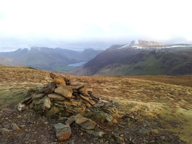 Robinson, Buttermere, Fleetwith & High Stile range from Hen Comb summit