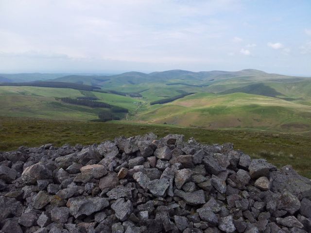 Windy Gyle from Wedder Leap, Coquet Valley, Cheviots_24