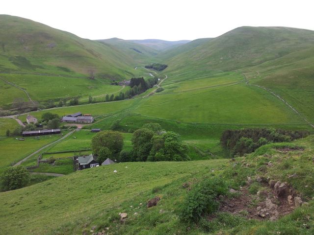 Windy Gyle from Wedder Leap, Coquet Valley, Cheviots_43