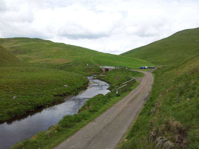 Windy Gyle from Wedder Leap, Coquet Valley, Cheviots_6