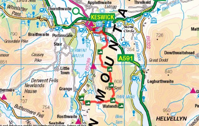 Kings How to Walla Crag Route