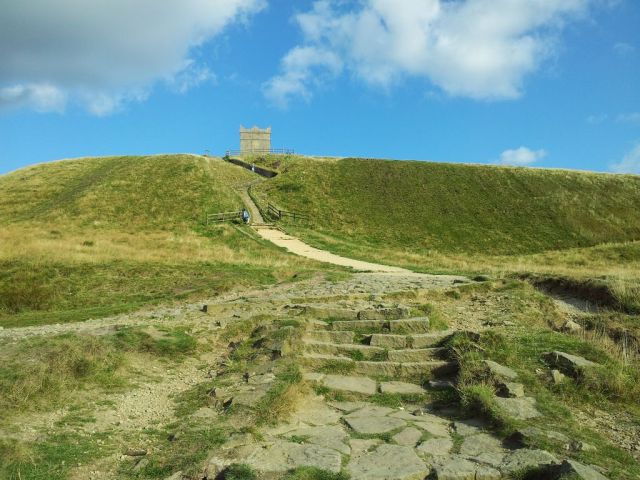 Final steps up to the Pike