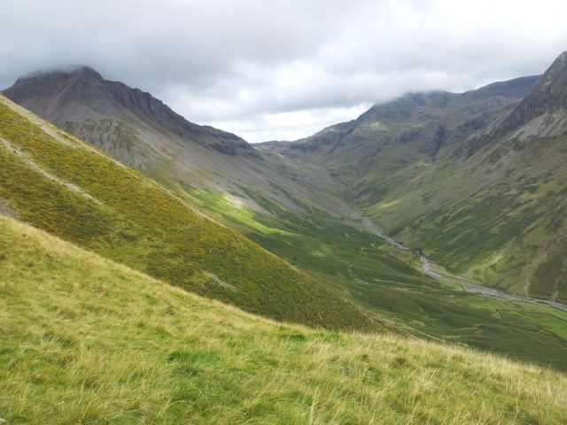 Gable, Kirk Fell & Wasdale Head from Seathwaite_12