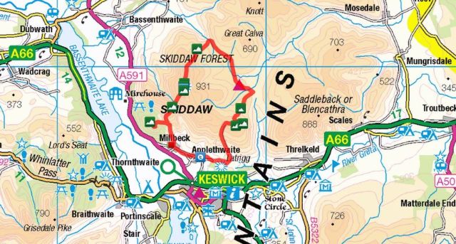Tour of Skiddaw Route