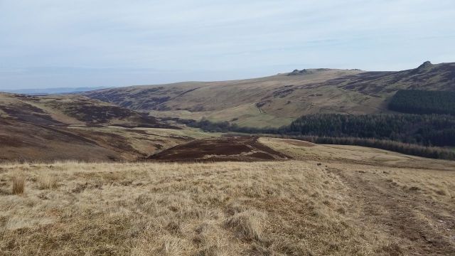 The Cheviot via the Bizzle from Langleeford_1