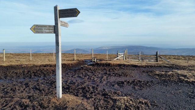 The Cheviot via the Bizzle from Langleeford_36