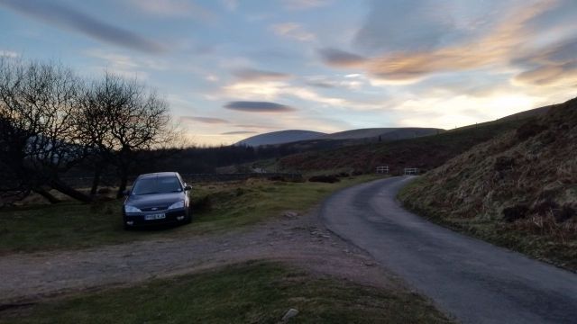 The Cheviot via the Bizzle from Langleeford_41