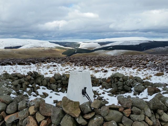 Wintry Windy Gyle walk March 2016_1