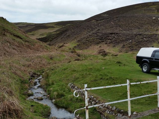 The Cheviot via the Hen Hole from Langleeford